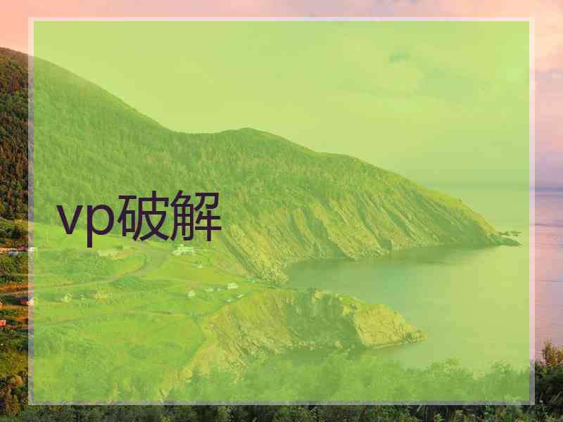 vp破解